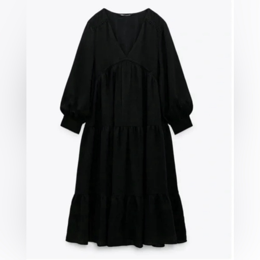 Zara Black Maxi Dress